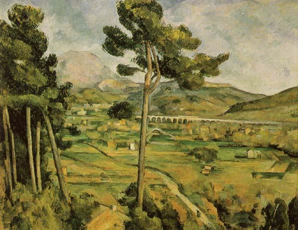 Paul Cezanne La Montagne Sainte-Victoire depuis Bellevue oil painting image